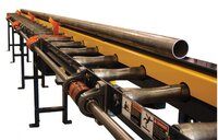 Industrial Conveyor Machine - Stainless Steel, Various Sizes Available | Heat Resistant, Flat Belt Design, 1 Year Warranty
