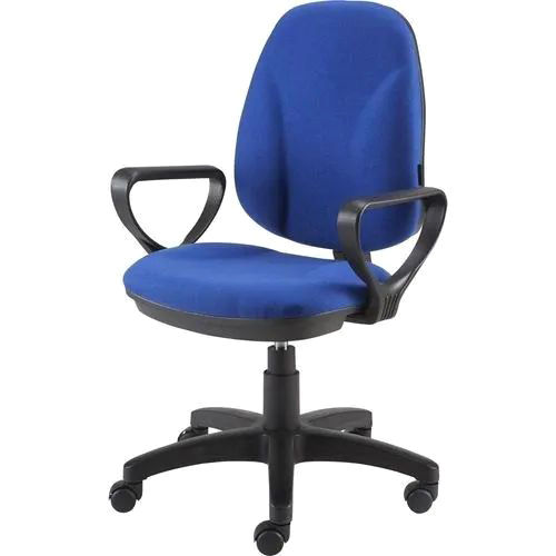 Blue Fabric Seat Office Chair