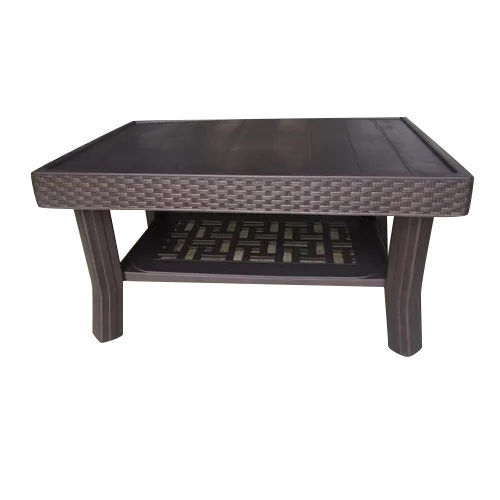 Durable Brown Plastic Folding Table