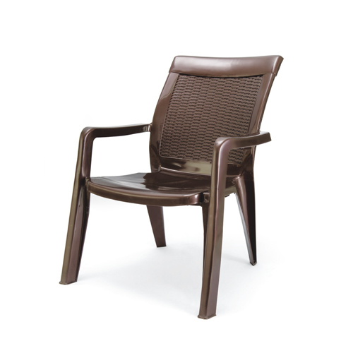 Brown Plastic Comfortable Chair