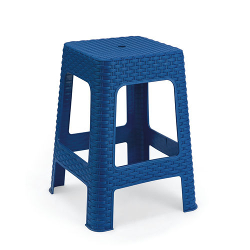 Blue Plastic Stool