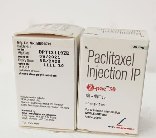 Paclitaxel Injection Z Pac 30mg