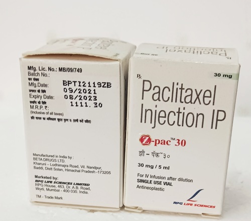 Paclitaxel injection Z PAC 30mg