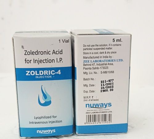 ZOLEDRONIC ACID INJECTION ZOLDRIC 4MG INJECTION