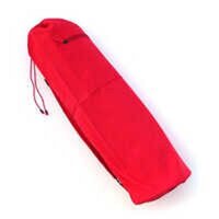 Red Canvas Yoga Mat Bag Design: Modern