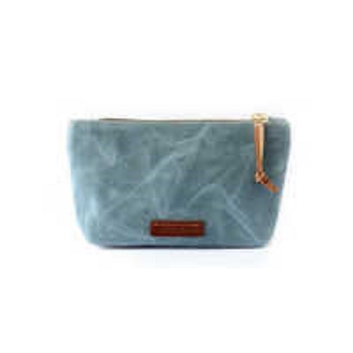 Hand Holding Canvas Clutch Bag