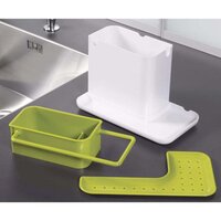 Plastic 3-in-1 Stand for Kitchen Sink Organizer Dispenser for Dishwasher Liquid (2155A)