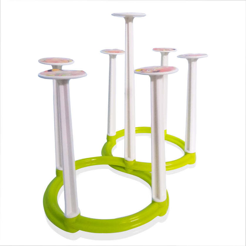 Movable Folding Design Glass Stand/Holder for 6 Glasses (2114)