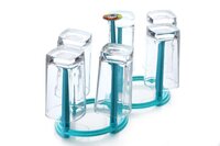Movable Folding Design Glass Stand/Holder for 6 Glasses (2114)