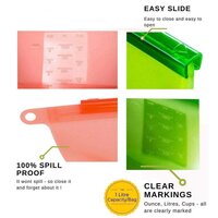 Reusable Silicone Airtight Leakproof Food Storage Bag