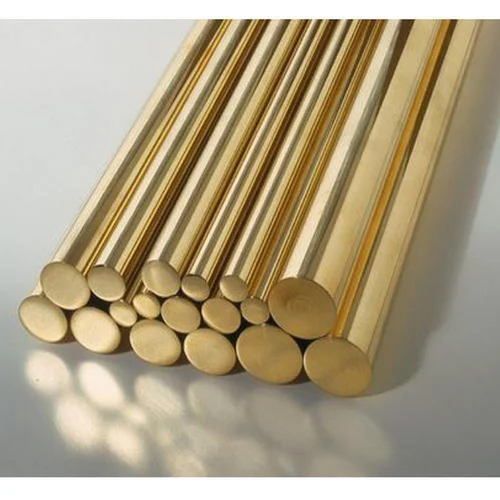 Brass Square Rod - Yellow Brass Material Round Shape | Durable and Versatile Square Profile for Industrial Applications