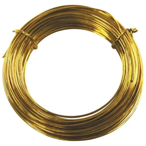 Industrial Brass Wire - Brass Material | Ideal for Versatile Industrial Applications and High-Strength Performance Requirements