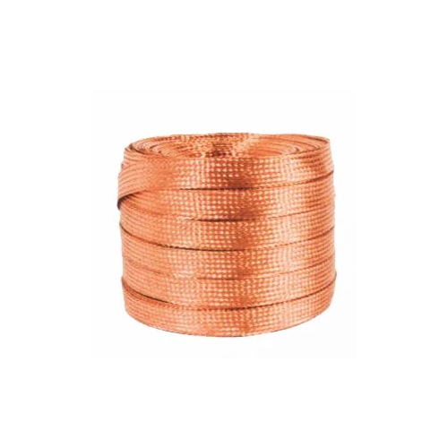 Copper Braided Strip - Copper Material Roll Shape Thickness Range 0.05 to 12 mm | Versatile Copper Strips for Multiple Applications
