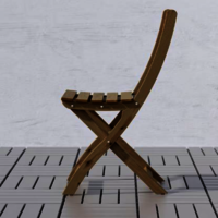 Wooden Folding Chair