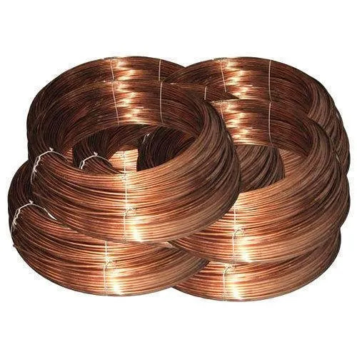 Copper Earthing Wire - Round 5mm-10mm | Copper Color, Durable Copper Wires for Effective Grounding Solutions