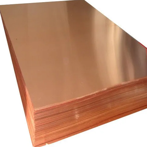 Rectangular Copper Sheet - 1mm Thickness, Copper Color | Durable Rectangular Design For Versatile Applications