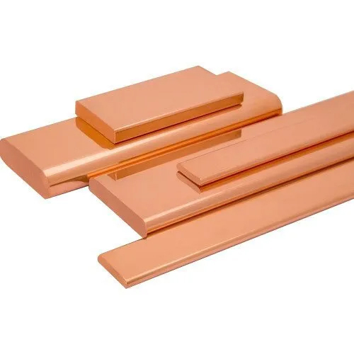 Square Edge Copper Busbar - Rectangular Shape