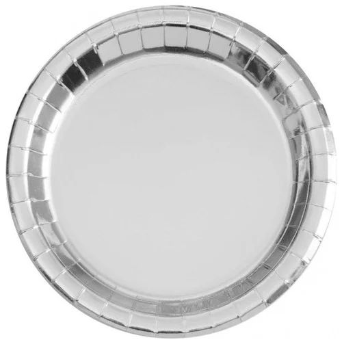 High Quality Round Silver Foil Paper Plate