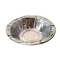 Silver Paper Bowl - High-quality Paper, Customized Sizes Available | Cold-resistant, Lightweight, Durable, Easy To Clean, Ideal For Hot And Cold Dishes