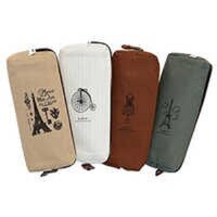 Multicolor Printed Cosmetic Pen And Pencil Bag