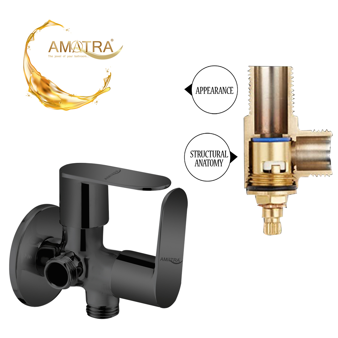 mini Opal Prime Black 2 in 1 Angle Cock