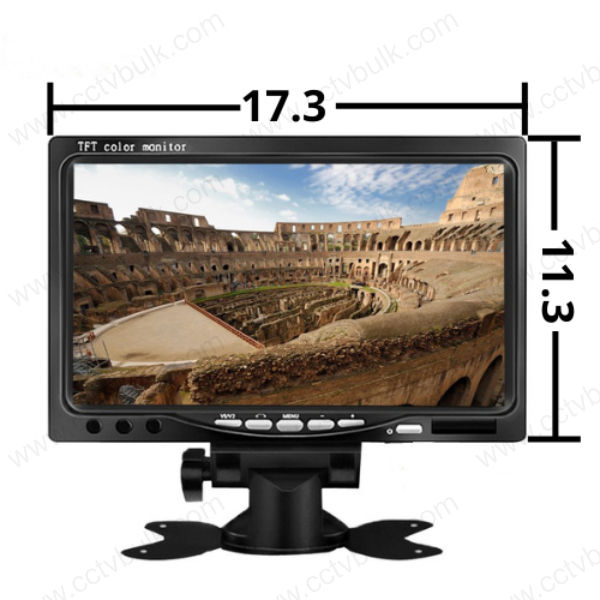 Lcd Tft 7 inch Portable Screen Hdmi / Av / Vga With Speaker