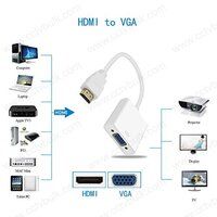 Hdmi To Vga Converter Adapter Cable 1Y