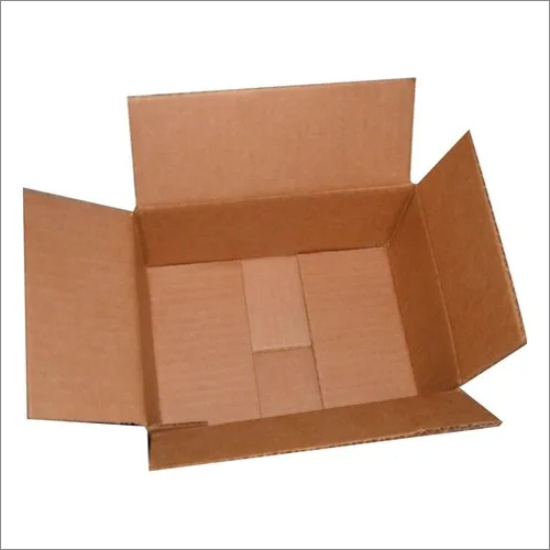 Regular Corrugated Box - Virgin Kraft Paper, 3 Ply, Customized Size Options | Durable, Cost-Effective, High-Quality Printing, Enhanced Functionality with Easy Open Perforations and Carry Handles