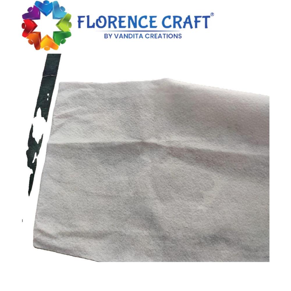White Micro Feather Touch Polyester Wadding - Application: Garments