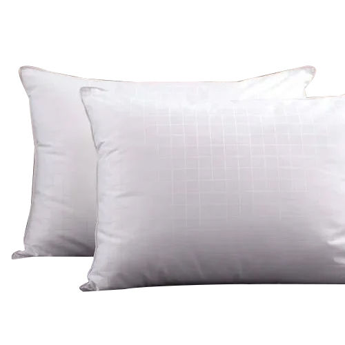 Plain White Fiber Pillows
