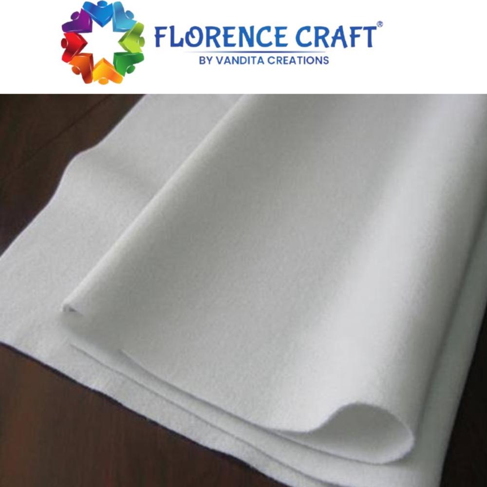 Non Woven Needle Punch Fabric - White, Different Sizes | Durable, Lightweight, Tear and Abrasion Resistant, Excellent Filtration Properties