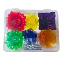 Reflected 3D Diya - Metal & Glass Design , Different Sizes & Colors Available, Ideal for Festivals like Diwali & Navratri