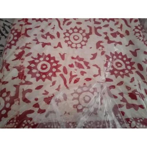 Hand Processed Batik Print Nighty Rayon Fabric