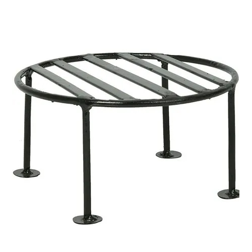 Black Round Pot Stand at Best Price in Pune Js Combustion Equipments