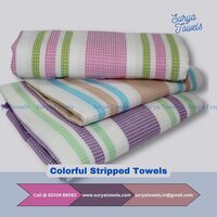 Colorful Striped Towels 30x60 180g
