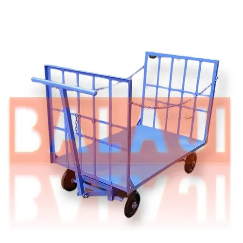 Two Sided Support MS Platform Trolley