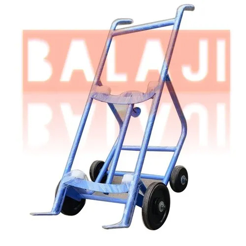 Mild Steel Four Wheels Drum Handler Trolley at Best Price in Ahmedabad