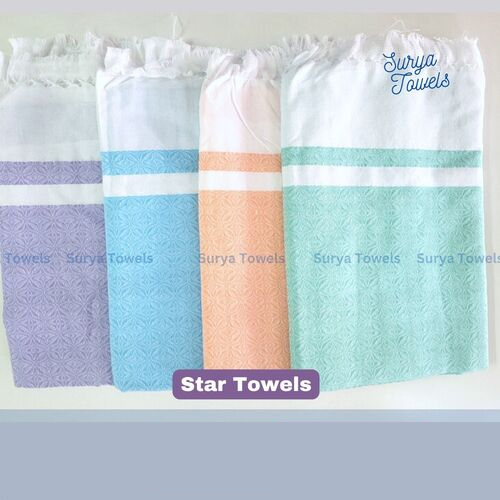 Star Jacquard Beach Towels 35x70 200g