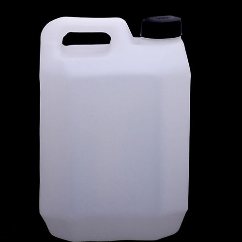 5 ltr Black Cap Flat Shape Jerry Can