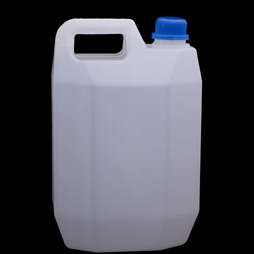 3 ltr Blue Cap Flat Shape HDPE Plastic Can