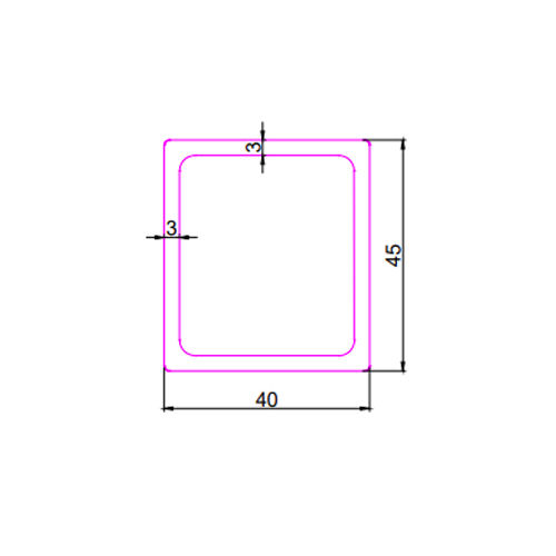 Sec No 7779 Rectangular Tube Grade: First Class