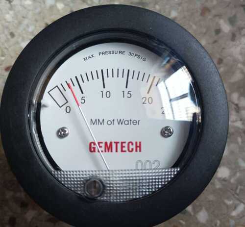 GEMTECH Series G2-5000 Mini Differential Pressure Gauges