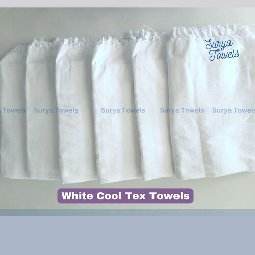 White Hajj Ihram Cool Tex Towels 35x70 200g