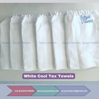 Plain White Bath Towel 35x70 200g