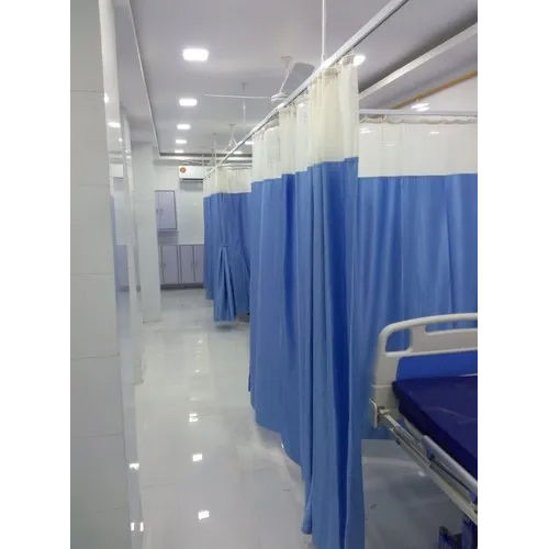 Blue Hospital Curtain