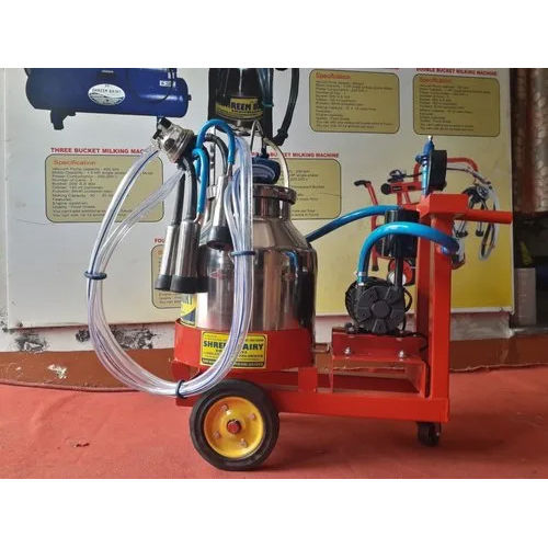 One Bucket Trolley Milking Machine