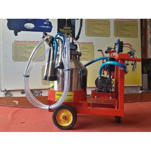 Stainless Steel Trolley Milking Machine Industrial