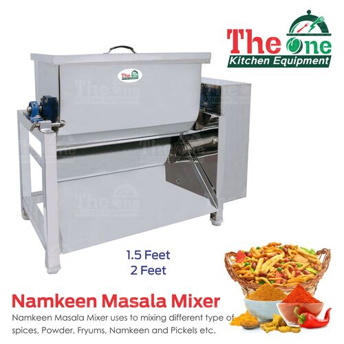 Namkeen Mixer Machine Capacity: 50-60 Kg Kg/Hr
