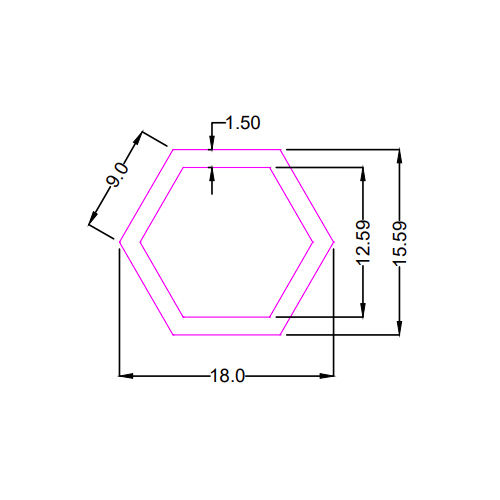 SEC No 5334 Hex Bar