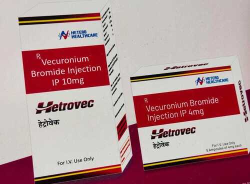 VECURONIUM BROMIDE INJECTION 10MG Pharmceutical HETROVEC